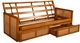 Kodiak Furniture Westport Honey Full Futon Frame with Storage-0