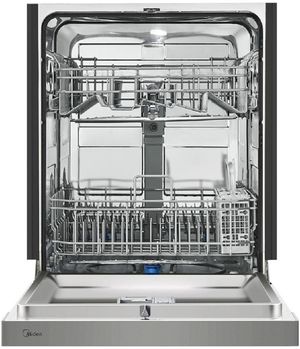 Midea® 24" Stainless Steel Front Control Built In Dishwasher