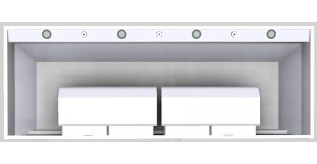 Vent-A-Hood® Designer Series 66" White Wall Mounted Range Hood-3