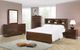 Coaster® Jessica 4-Piece Cappuccino King Bookcase Bedroom Set-0