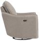 Signature Design by Ashley® McBurg Taupe Swivel Power Recliner-3