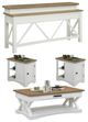 Parker House® Americana Modern 4-Piece Weathered Natural Occasional Table Set with Cotton Base-0