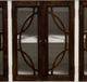 Million Dollar Rustic Northwest Rodeo Brown/White Double Arched Console-1
