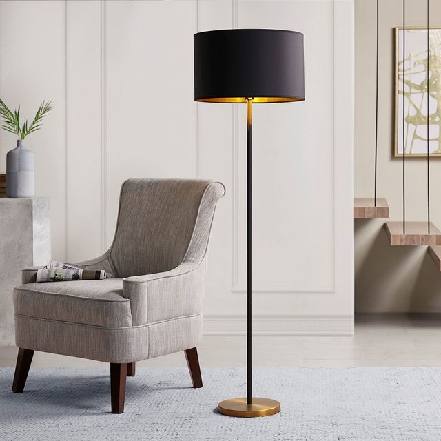 Olliix by Martha Stewart Gold/Black Hunts Floor Lamp-3
