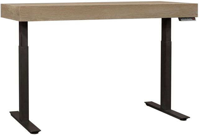 aspenhome® Nova English Taupe 60" Adjustable Desk-0