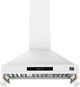 FORNO® Venezia Series Alta Qualita 36" White Wall Mounted Range Hood-0