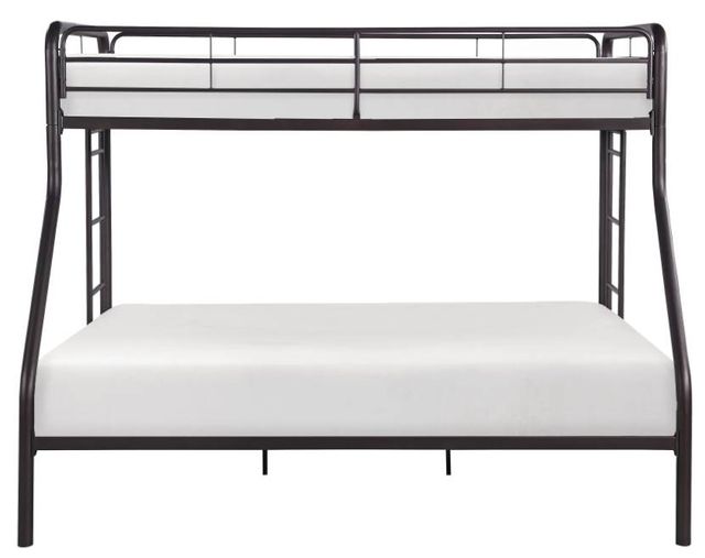Mazin Furniture Lunar Dark Bronze Twin/Full Bunk Bed-1