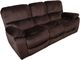Porter International Designs Ramsey Chocolate Triple Power Reclining Sofa-0
