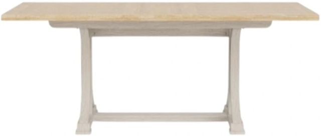 Riverside Furniture Glenndale Wheat Dining Table with Aged White Base-4