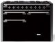 AGA™ Elise 48" Matte Black Pro Style Dual Fuel Range-0
