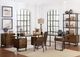 Mazin Furniture Sedley Walnut Return Desk-3