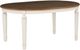 Powell® Stanbury Brown Dining Table with Antique White Base-3