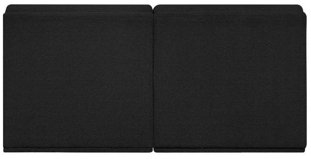 Meridian Furniture Ollie 2-Piece Black Armless Sofa-3