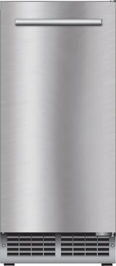 XO 15" 65 lb. Fingerprint Resistant Stainless Steel Ice Maker