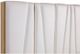 VIG Furniture Modrest Nixa Gold/White Califonia King Upholstered Panel Bed-2