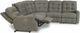 Flexsteel® Devon Onyx Power Reclining Sectional with Power Headrests-1