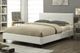 Titus Furniture White King Panel Bed-1