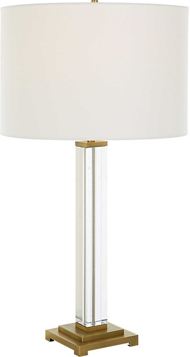 Uttermost® Crystal Crystal Column Table Lamp-2