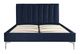Mazin Furniture Melina Navy Blue Full Upholstered Platform Bed-3
