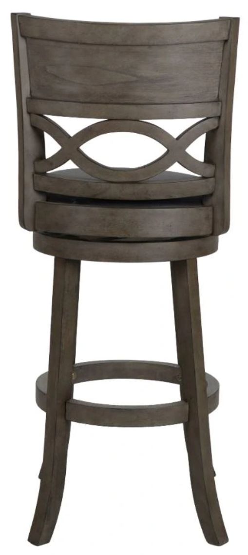 New Classic® Home Furnishings Manchester Black/Gray Bar Stool-3