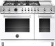 Bertazzoni Professional Series 48" White Pro Style Duel Fuel Range-0