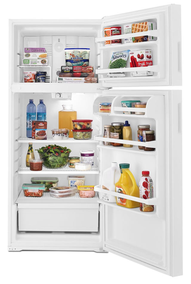 Amana® 15.98 Cu. Ft. White Top Freezer Refrigerator-3