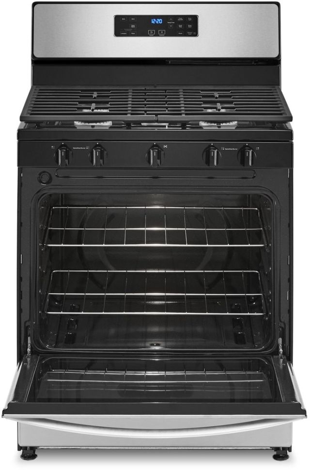 Whirlpool® 30" Stainless Steel Freestanding Gas Range-2