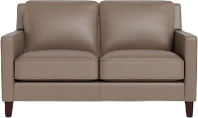 Aurora Furniture Ashby Taupe Stationary Loveseat -0