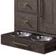 Liberty Furniture Modern Farmhouse Flea Market Dusty Charcoal Pet Feeder-2