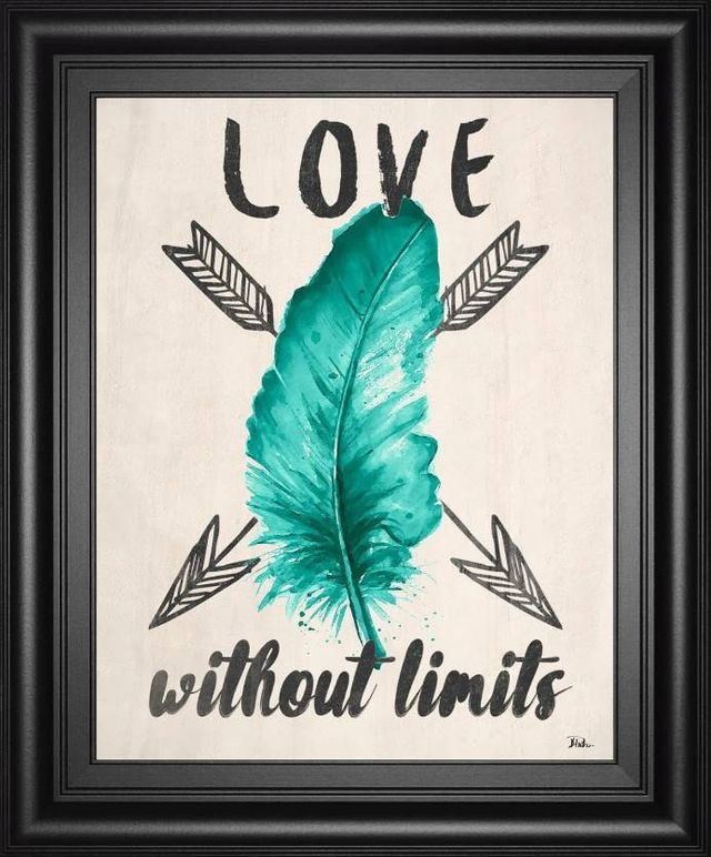 Classy Art Teal Fearless Limits II by Patricia Pinto Wall Art -0