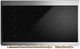 Ilve® Majestic III 48" Glossy Black Pro Style Induction Range with Triple Glass Door and Brass Trim-3