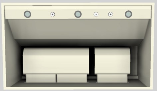 Vent-A-Hood® 42" Biscuit Wall Mounted Range Hood-3