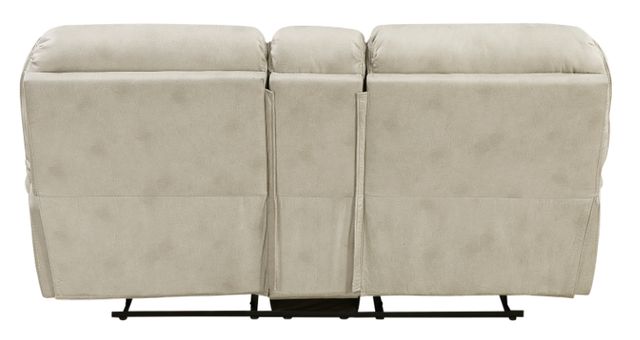 Homelegance® Proctor Sand Manual Double Reclining Loveseat with Center Console-3