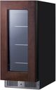 Summit® 15" 2.6 Cu. Ft. Panel Ready Built-In Beverage Center-2