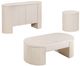 Bassett Mirror Lena Washed White Oak End Table-3