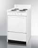 Summit® 20" White Freestanding Electric Range-2