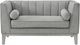 Elements International Cannes Mckinney Charcoal Loveseat-1