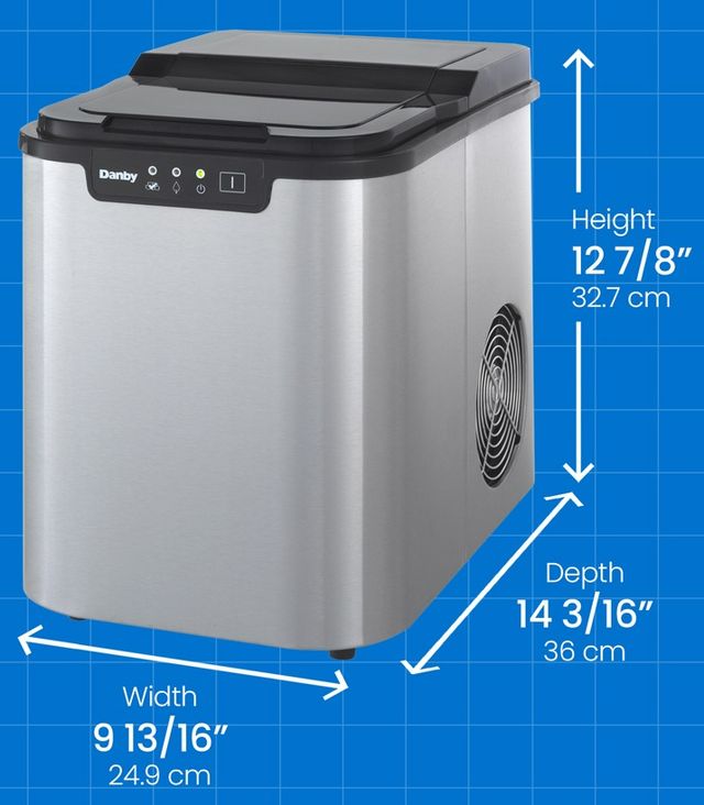 Danby® 25 lb. Stainless Steel Ice Maker-1