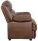 Coaster® Ellington Dark Brown Upholstered Padded Arm Accent Chair-2