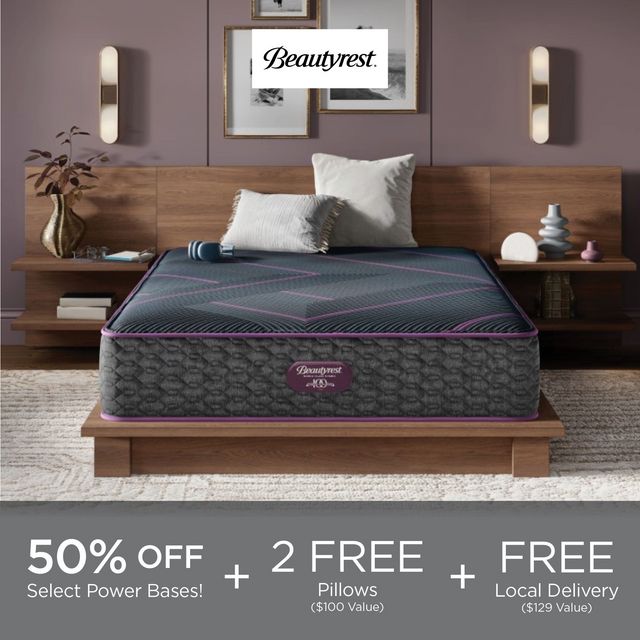Beautyrest® World Class Hybrid™ Level Three 13" Firm Smooth Top Queen Mattress
