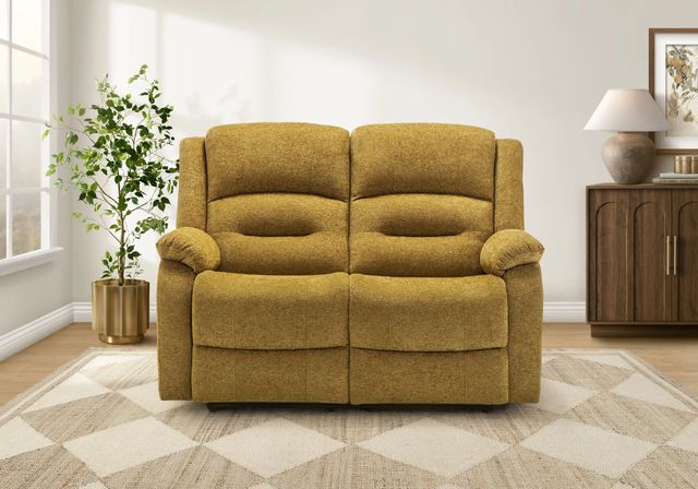 Monarch Specialties Inc. Gold Power Reclining Loveseat with USB Ports-1