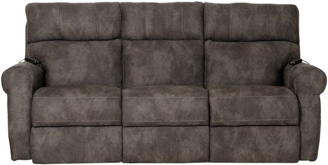 American Wholesale Furniture Tranquility Pewter Power Reclining Sofa-0