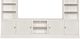 Hammary® Structures White Quintuple Door Entertainment Wall-1