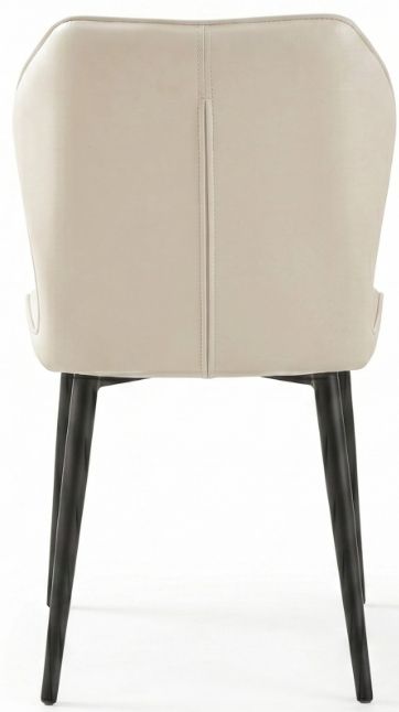 Cramco Vina Matte Black/Pearl Dining Side Chair-4