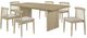 Coaster® Decker 7-Piece Natural Oak/Wheat Dining Table Set-0