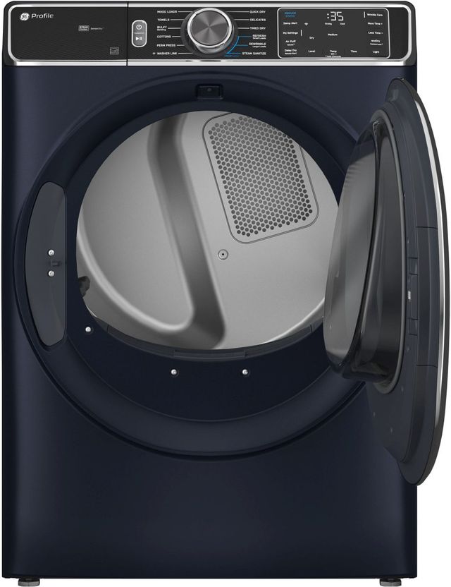 GE Profile™ 7.8 Cu. Ft Sapphire Blue Electric Dryer-1