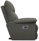 La-Z-Boy® Jay Flannel Power Rocking Recliner with Headrest and Lumbar-3