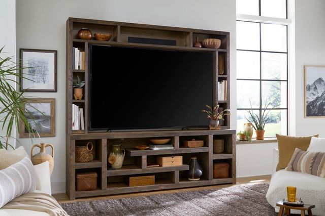 aspenhome® Mackenzie Brindle 97" Console and Hutch-1