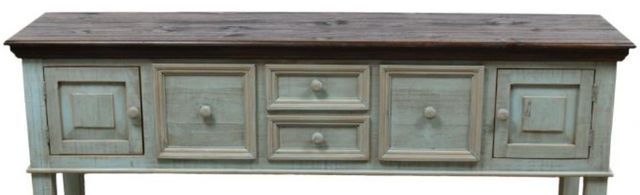 Million Dollar Rustic Tiffany Blue Savannah Buffet Base-1