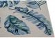 KAS Rugs Cove Blue/Ivory Leaves 5'x8' Area Rug-1